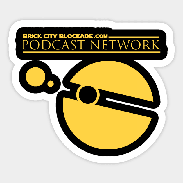 Podcast Network Fan Sticker by brickcityblockade